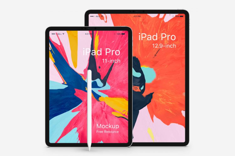 图片[1]-展示模板下载：Psd iPad Pro Mockup-易看设计 - 专业设计师平台