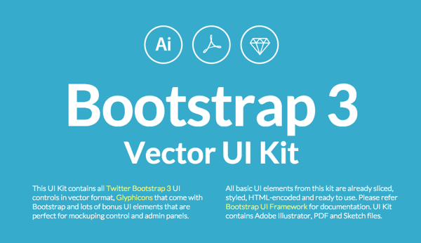 Bootstrap 3 UI KIT源文件素材AI,Sketch版-易看设计 - 专业设计师平台