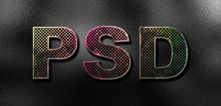 PS字体教程:如何做一款锈迹斑斑的字体-易看设计 - 专业设计师平台