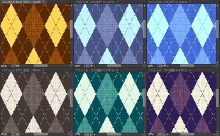 PS教程:手把手教你创建一个无缝菱形编织纹理-易看设计 - 专业设计师平台