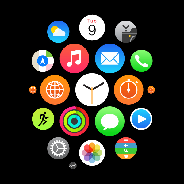 AI进阶教程：手把手教你绘制20个APPLE WATCH的图标-易看设计 - 专业设计师平台