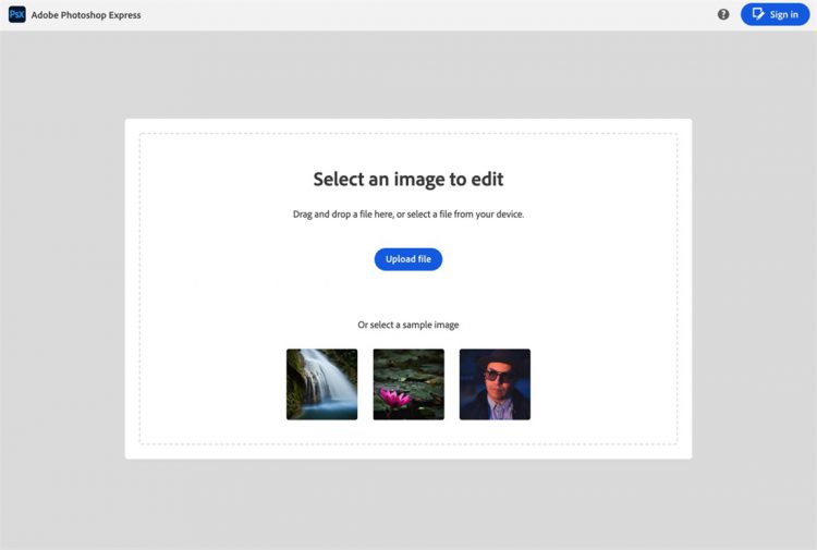 Adobe 官方出品!完全免费的在线抠图神器Photoshop Express-易看设计 - 专业设计师平台