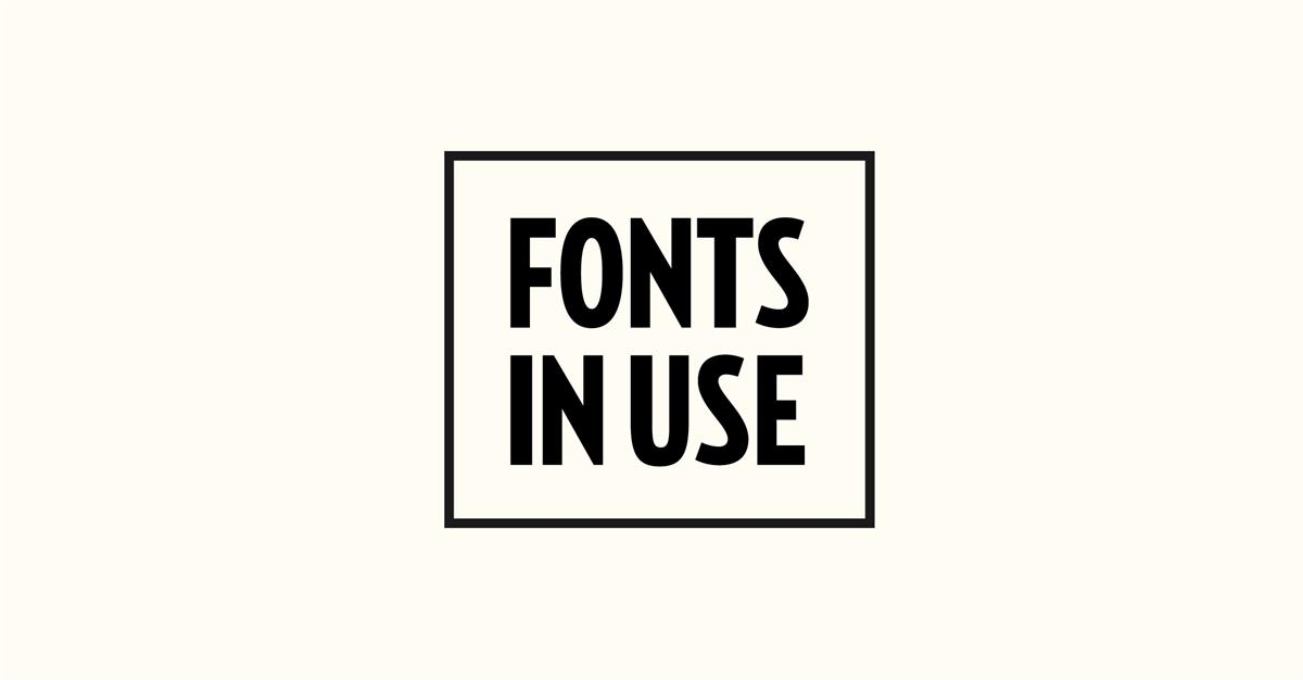 20000+字体设计灵感参考！免费公益网站 Fonts In Use-易看设计 - 专业设计师平台
