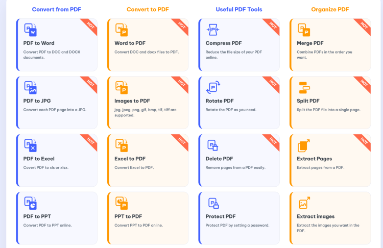 PDNob PDF 大全,包括 21 種常用 PDF 轉檔、合併、分割等相關工具-易看设计 - 专业设计师平台