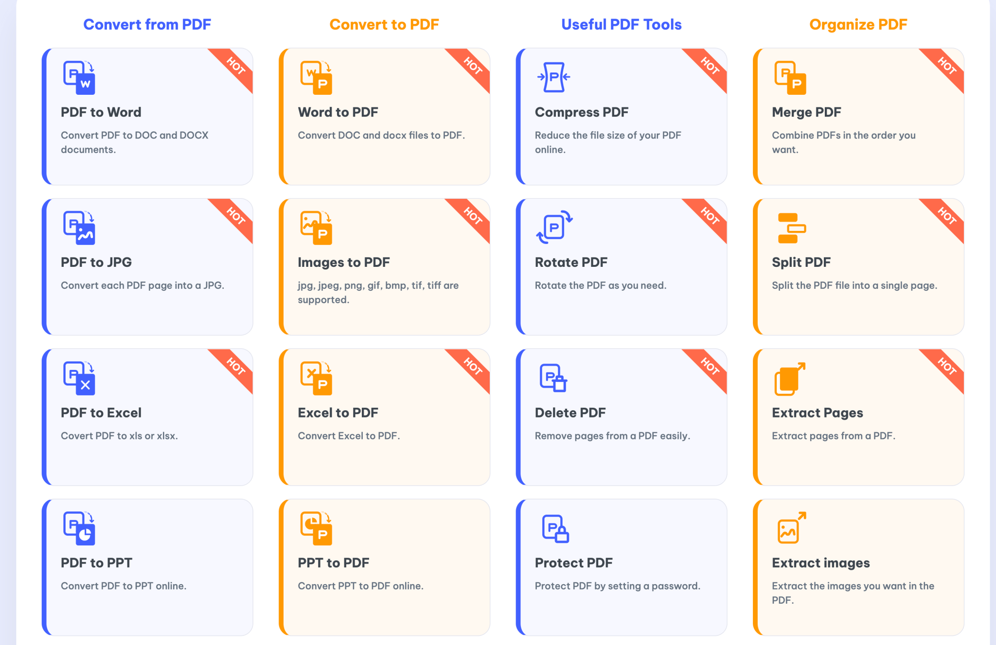 PDNob PDF 大全，包括 21 種常用 PDF 轉檔、合併、分割等相關工具-易看设计 - 专业设计师平台